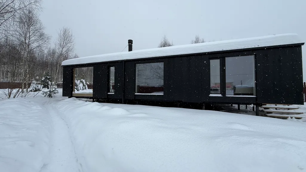 Большой новый дом с сауной и камином в элитном поселке