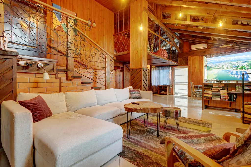 Шале с камином