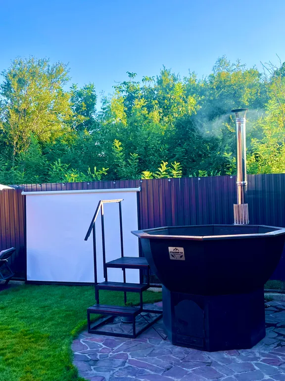 Дом с теплым бассейном и банным чаном Краснодар