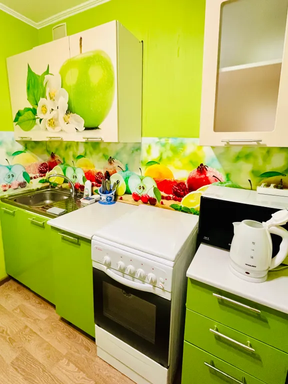 Уютная однокомнатная квартира с тремя раздельными спальными местами