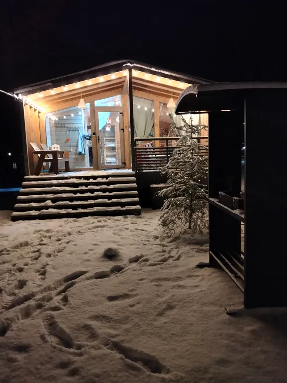 Дом 55m2 — чан, кухня, бесконтактное заселение