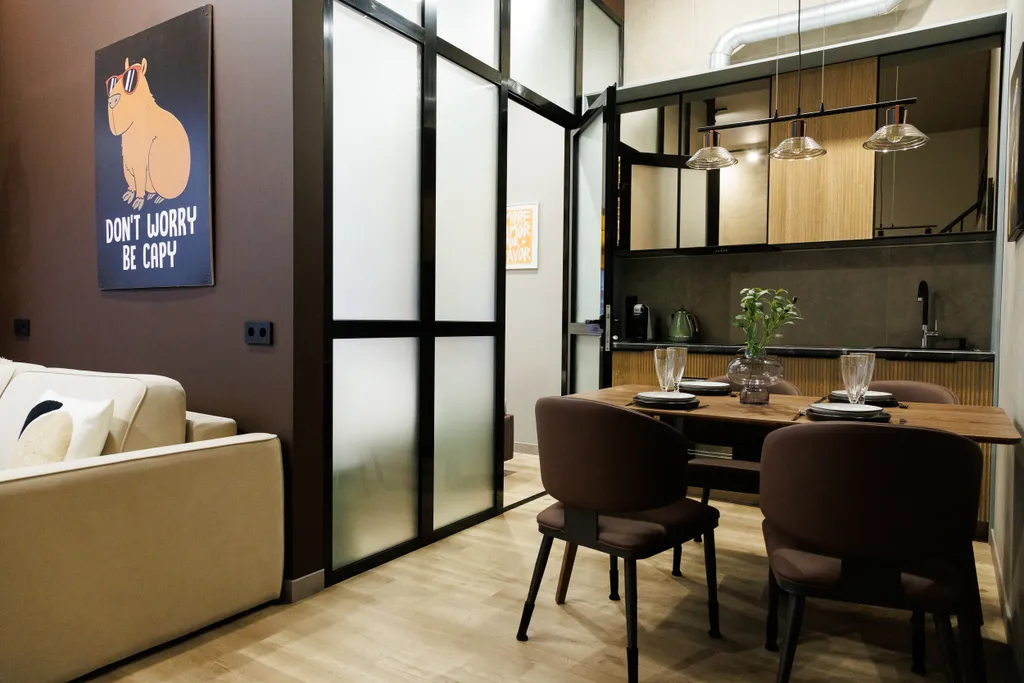 Двухуровневая квартира Капибара с видом на закат