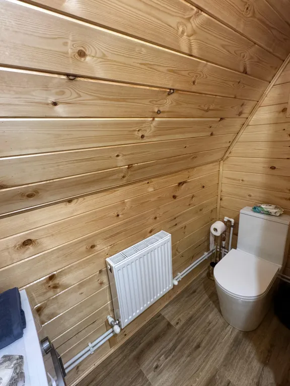 Новый уютный А-фрейм дом