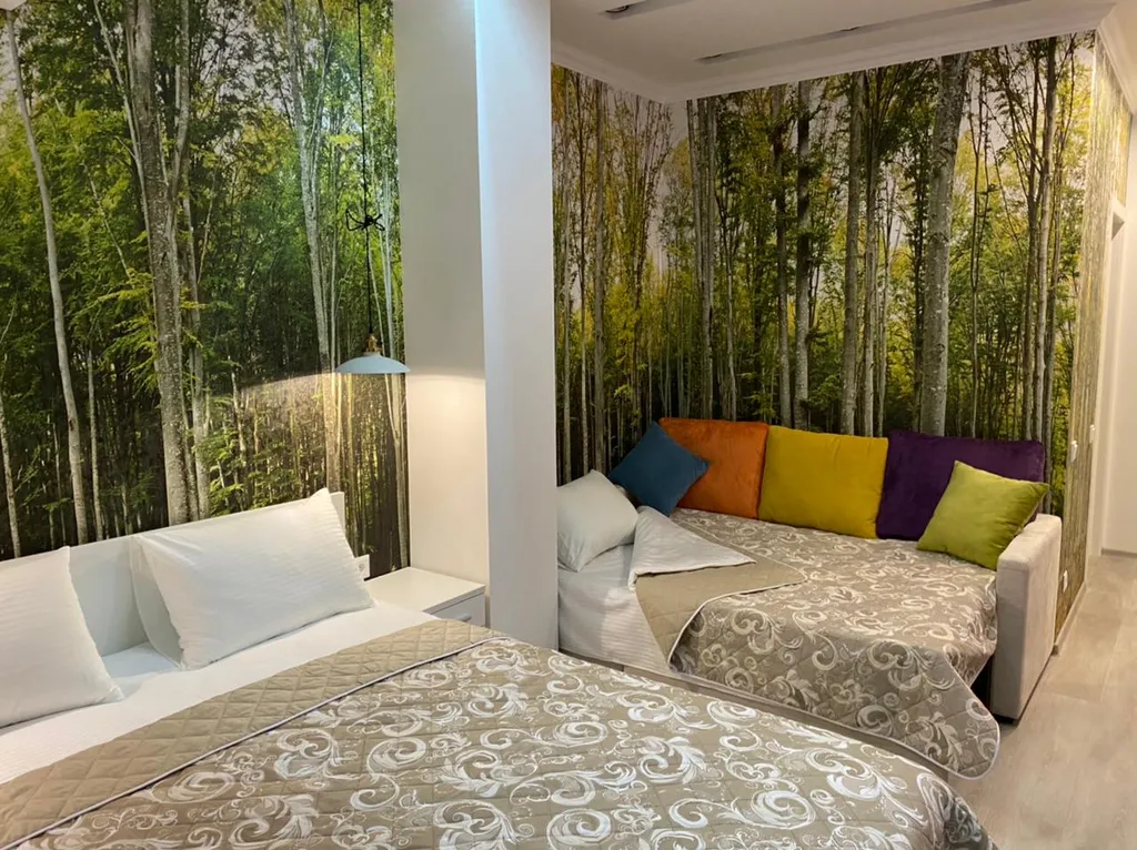 Квартира Квартира Семейный номер Лес с балконом и видом на парк — Сириус