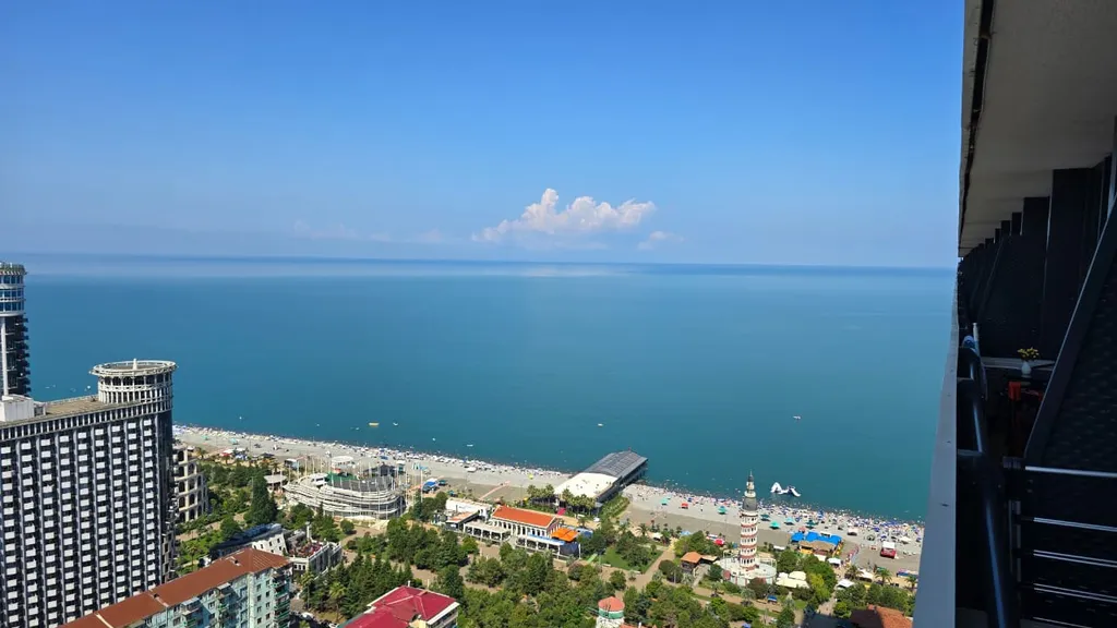 Вид на море, закат с Орби-сити