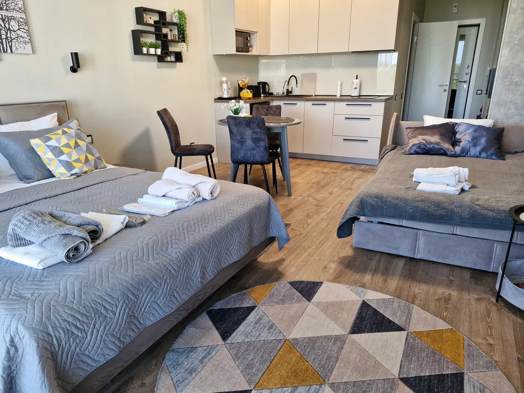 Новый стильный апартамент в шаговой доступности от моря