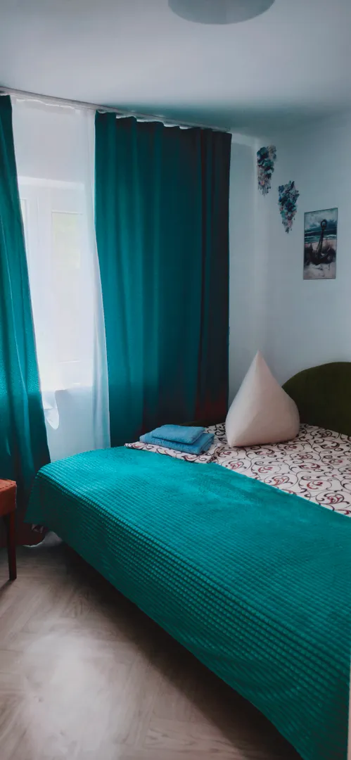 Кровать king-size. Первая спальня.