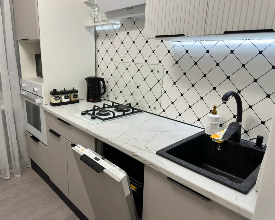 Уютная 1-комнатная квартира, 4 спальных места