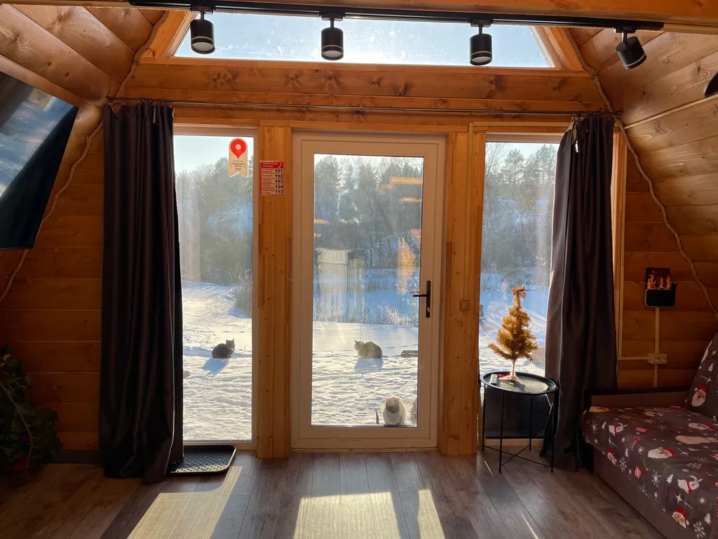 Уютный домик A-frame