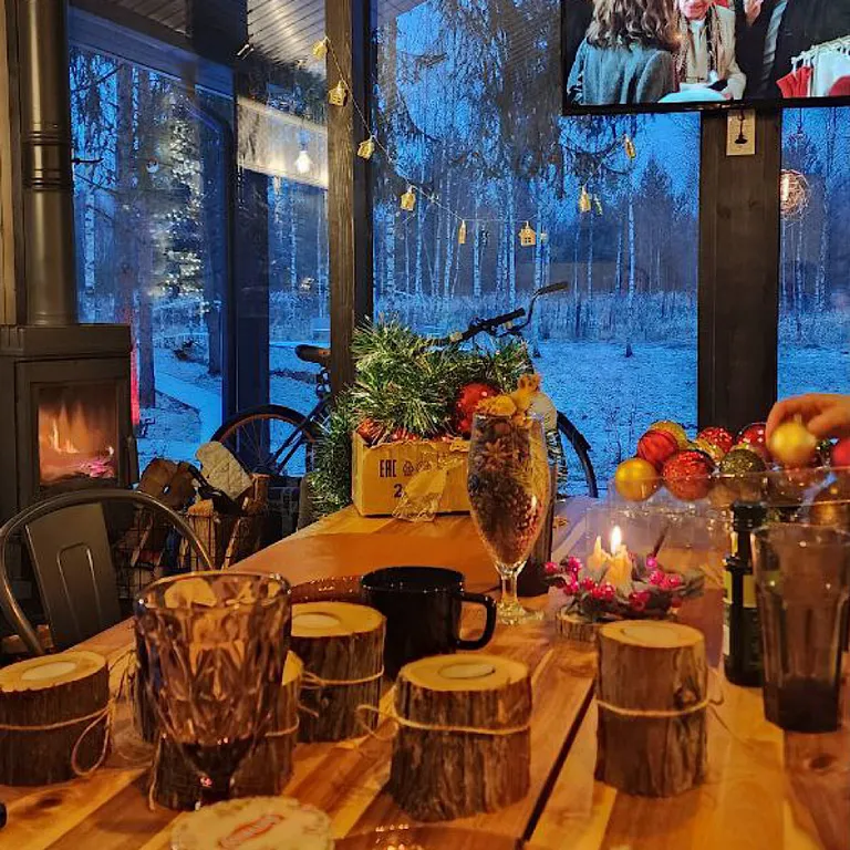 Домик в Соснах с сауной и банным чаном (Lato-80)