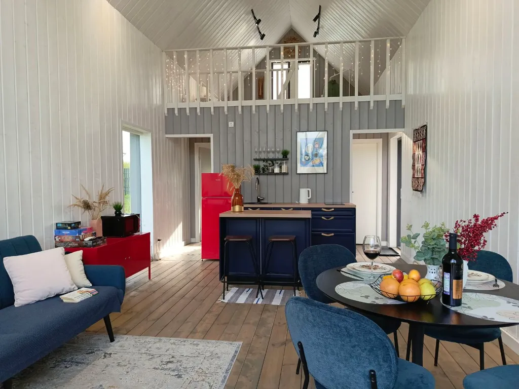 Уютный дом барн у водохранилища