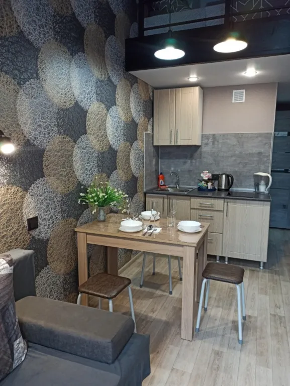 Двухуровневая студия рядом с Комсомольской Набережной