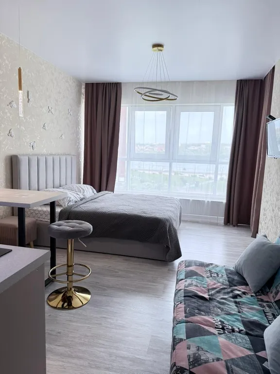 Студия на 3-м этаже комфорт и уют, современный жк рядом с видом на реку