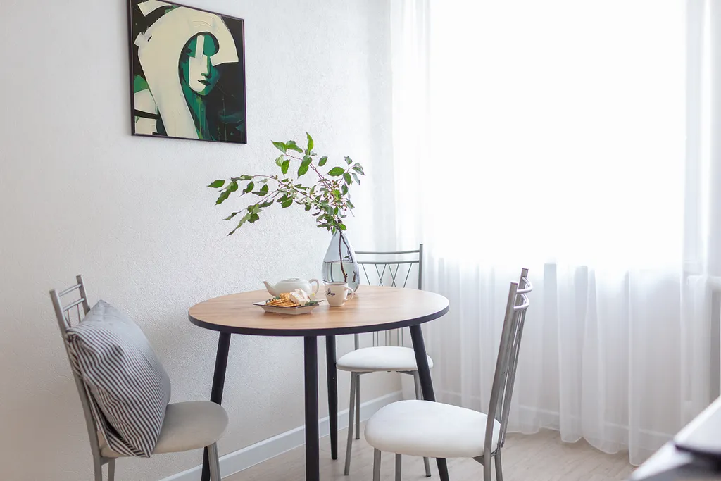 Стильная светлая квартира рядом с ЖД вокзалом