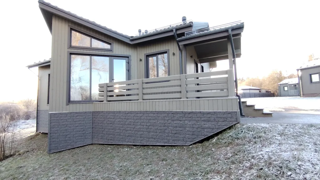 Коттедж Светлый панорамный коттедж с видом на озеро — Санкт-Петербург