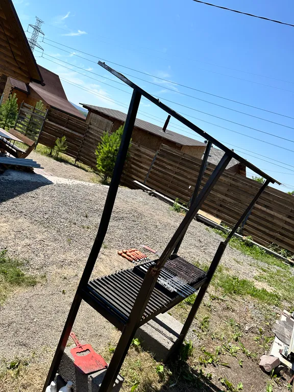 Дом баня с видом на город