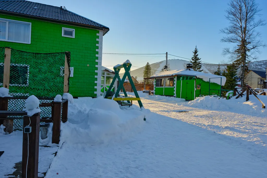 Уютный дом с видом на горы