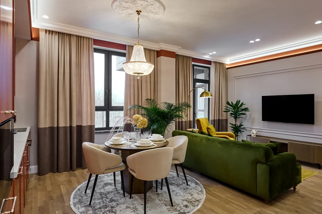 Уникальные яркие дизайнерские апартаменты