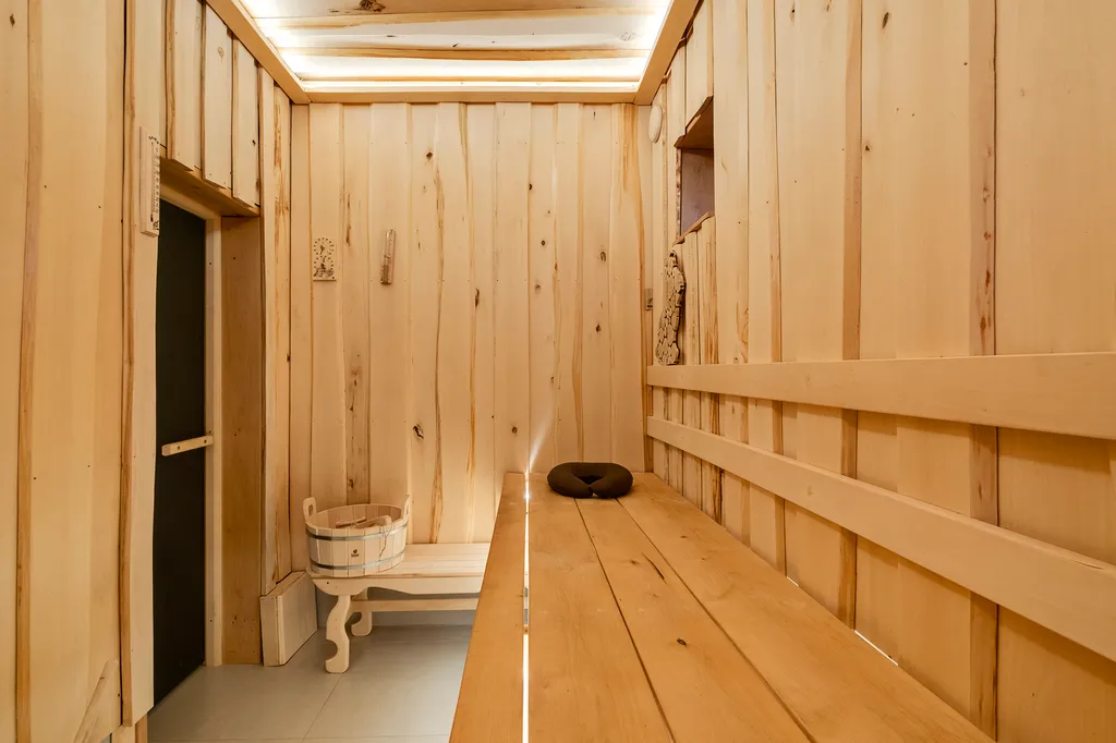 Уютный дом с баней, купелью и видом на лес