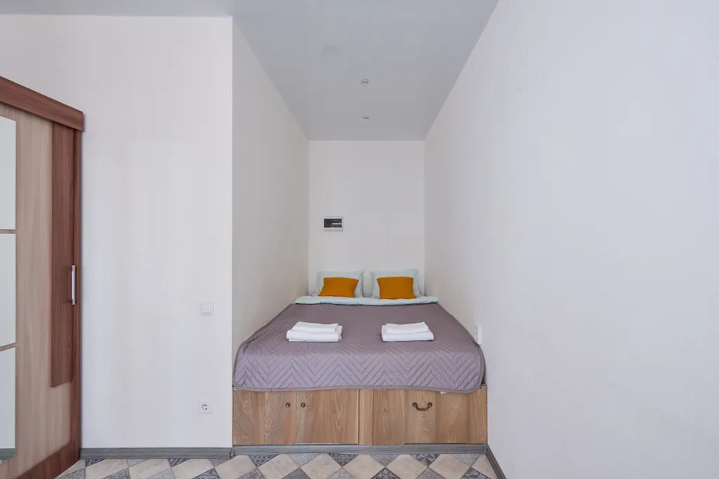 Студия с потрясающим видом на город