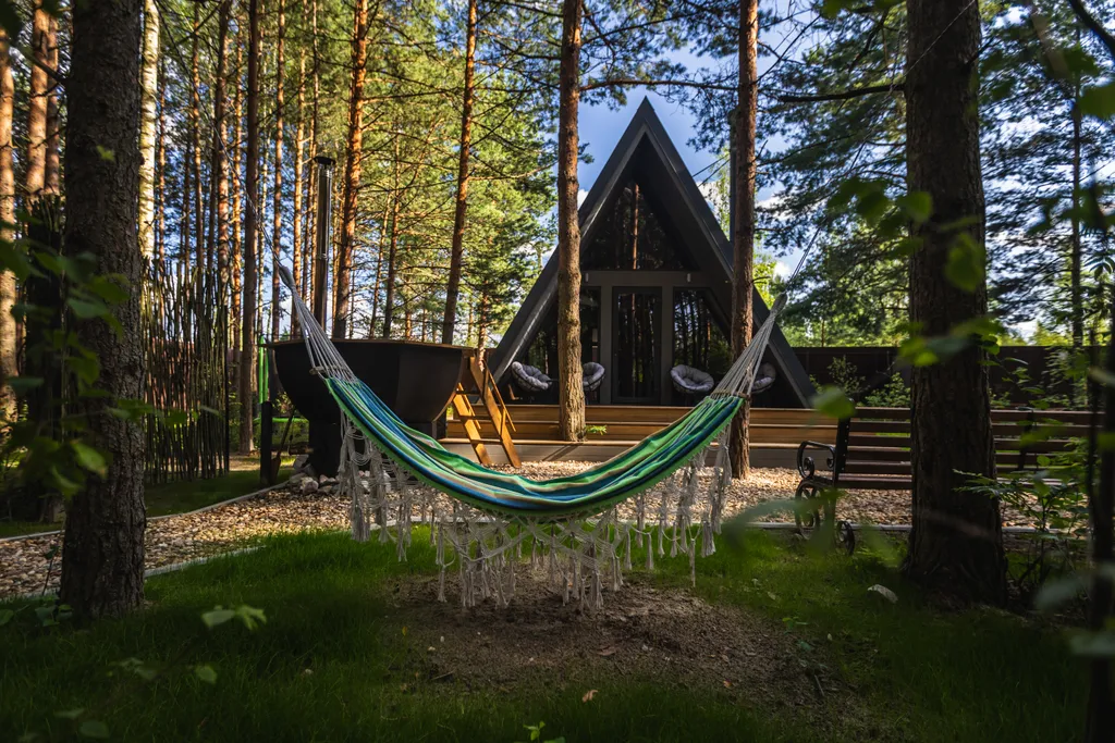 Коттедж Коттедж А-Фрейм грей — Павловский Посад