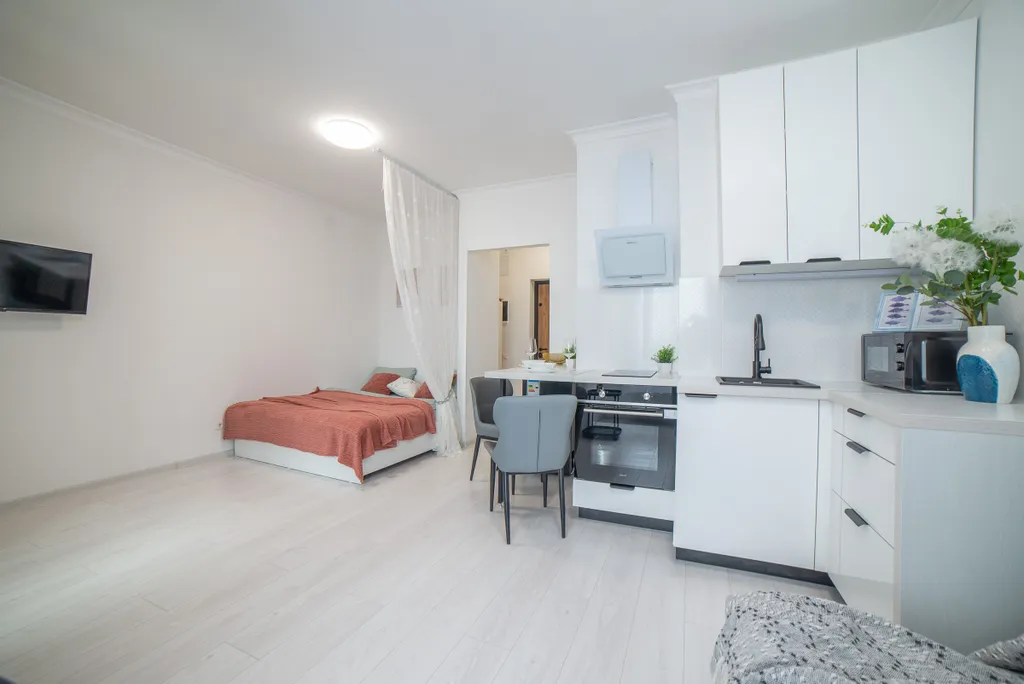 Студия недалеко от метро Динамо и Уральская для 4 гостей