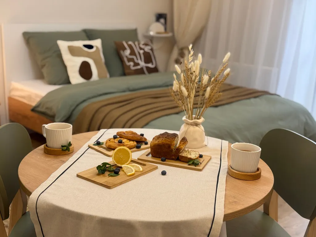 Квартира Студия Скандия в новом с собственным фитнесом доме — аренда посуточно в Пермь