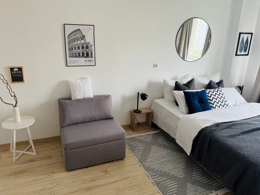 Апартаменты Паветра с парковкой, метро Ковальская слобода