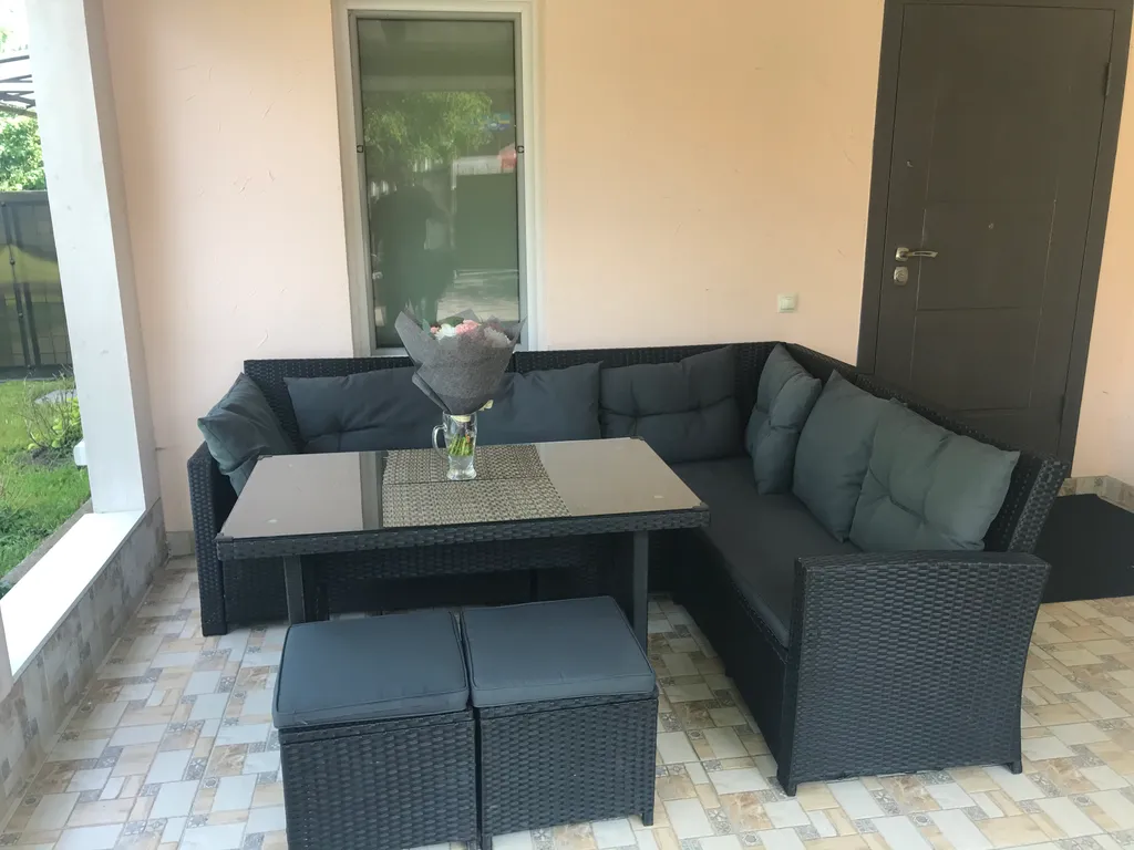 Апартаменты с отдельным закрытым участком и зоной барбекю