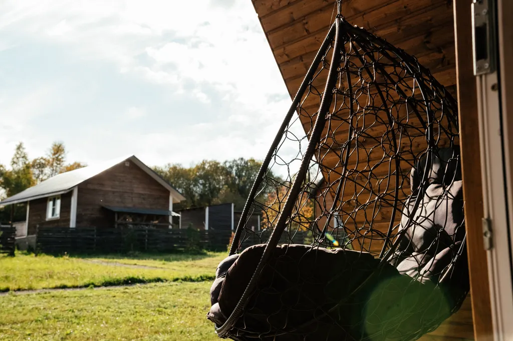 Шале с верандой на горнолыжном склоне