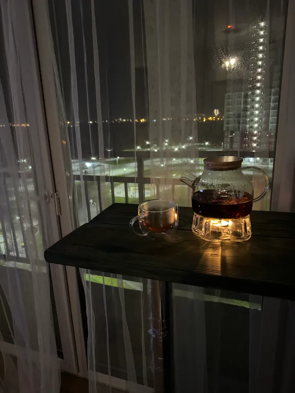 Апартамент с видом на город и реку