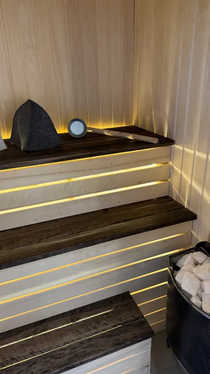 Дом с сауной и чаном