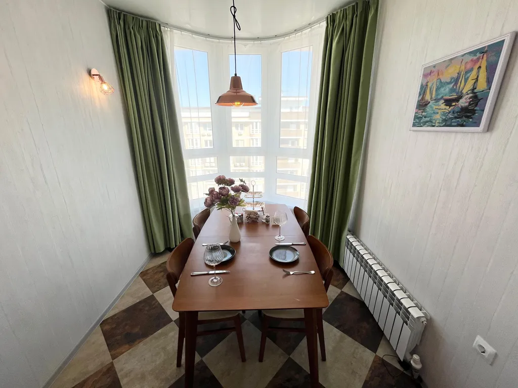 Квартира Уютная евро2к квартира в ЖК Кавказ с видом на море — Анапа