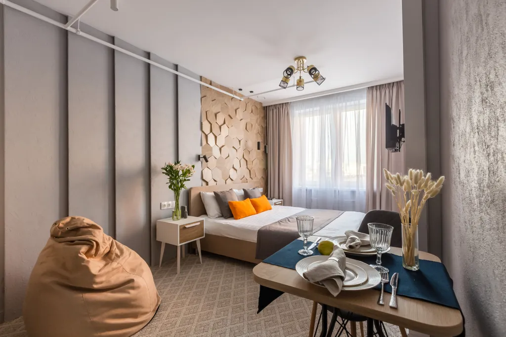 Апартаменты Кварт-Отель студия с сауной и джакузи Шале