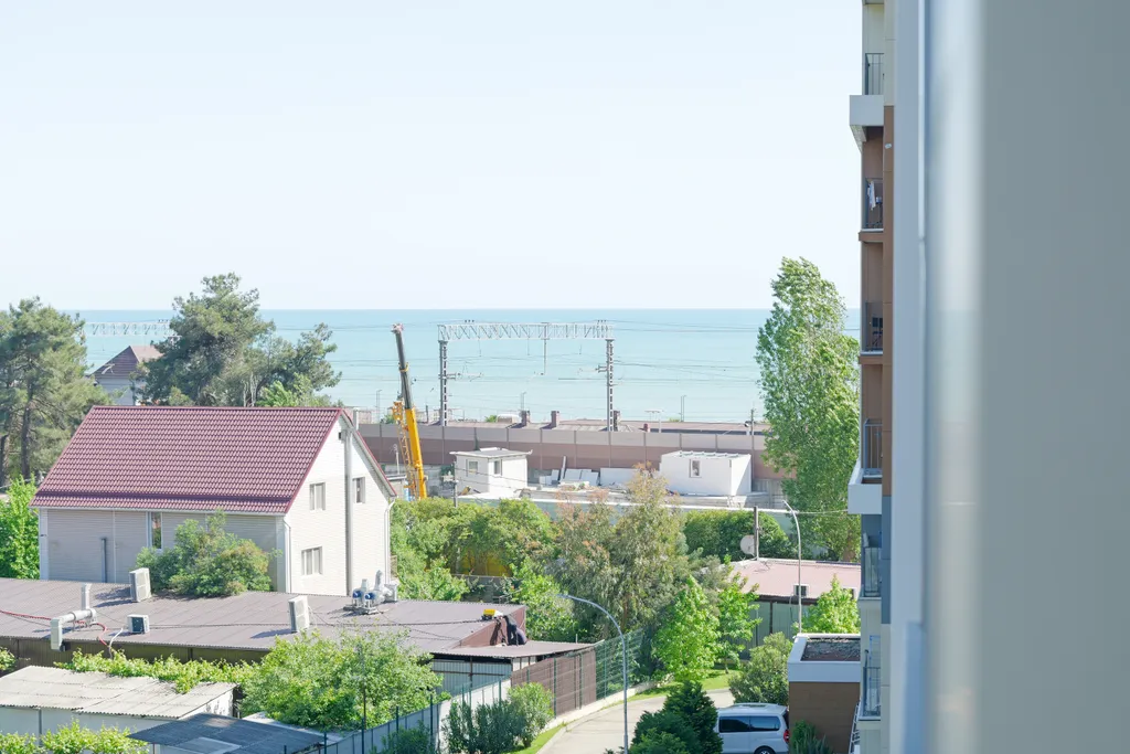 Лаконичная квартира, до моря 3 минуты пешком