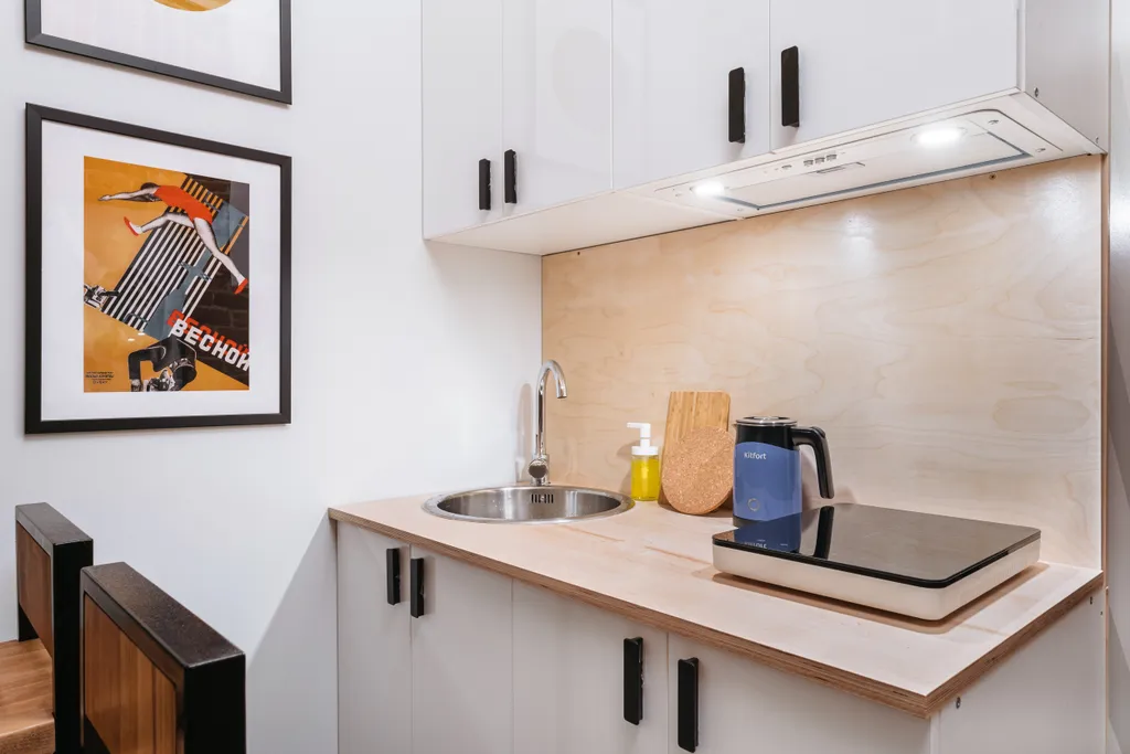 Квартира Квартира Смарт-студия у метро Василеостровская — Санкт-Петербург