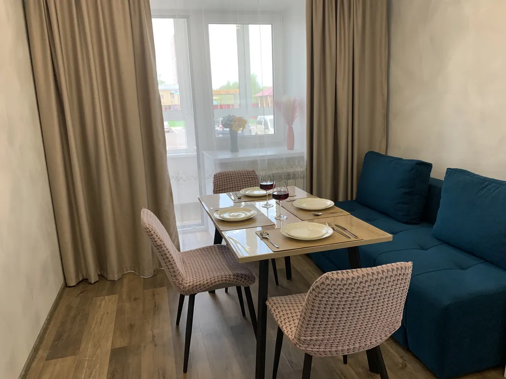 Евродвухкомнатная квартира в центре города