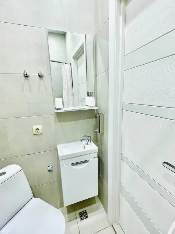 Квартира Квартира Красивая студия на 19 этаже с видом на Mоcкву — Москва