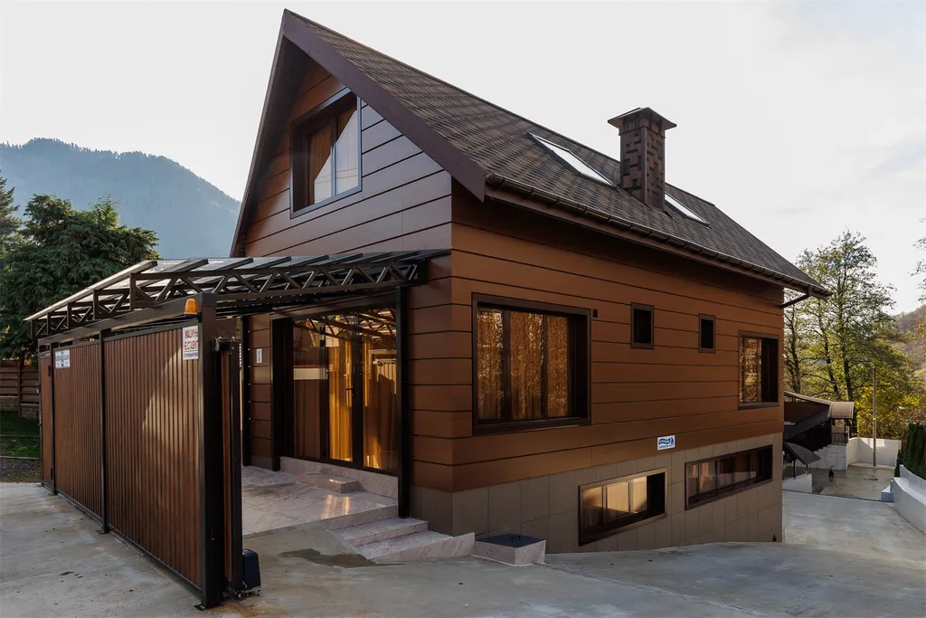 Двухэтажный коттедж, бассейн