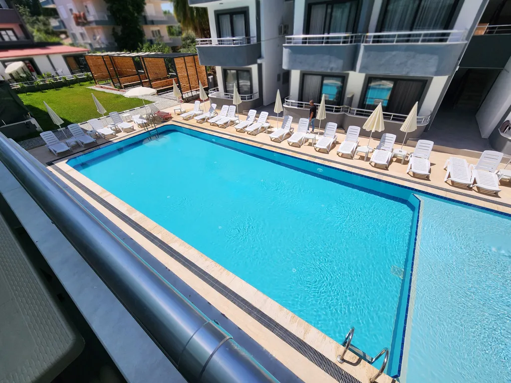 Квартира в Сиде в комплексе с бассейном