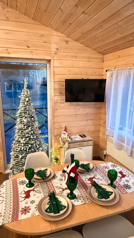 Коттедж Ладожские дюны, комфортный дом с панорамными окнами до 7-ми гостей — Ларионово