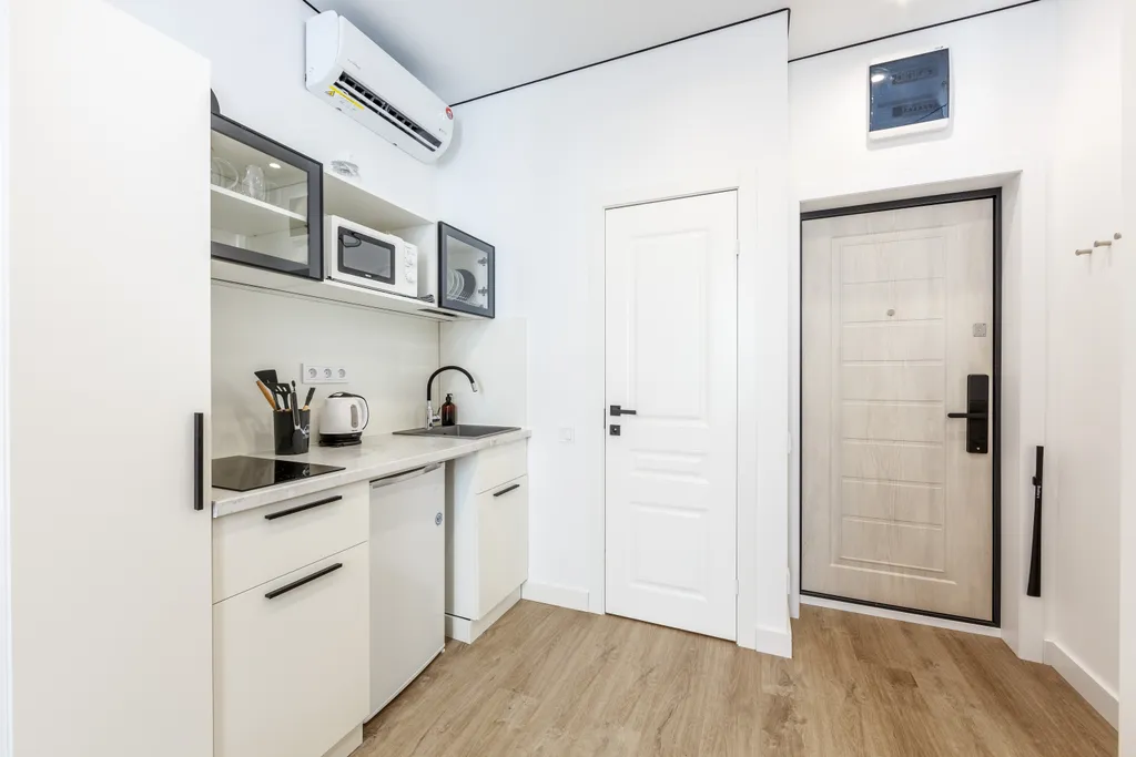 Квартира Квартира Отличная студия на метро Спартак — Москва