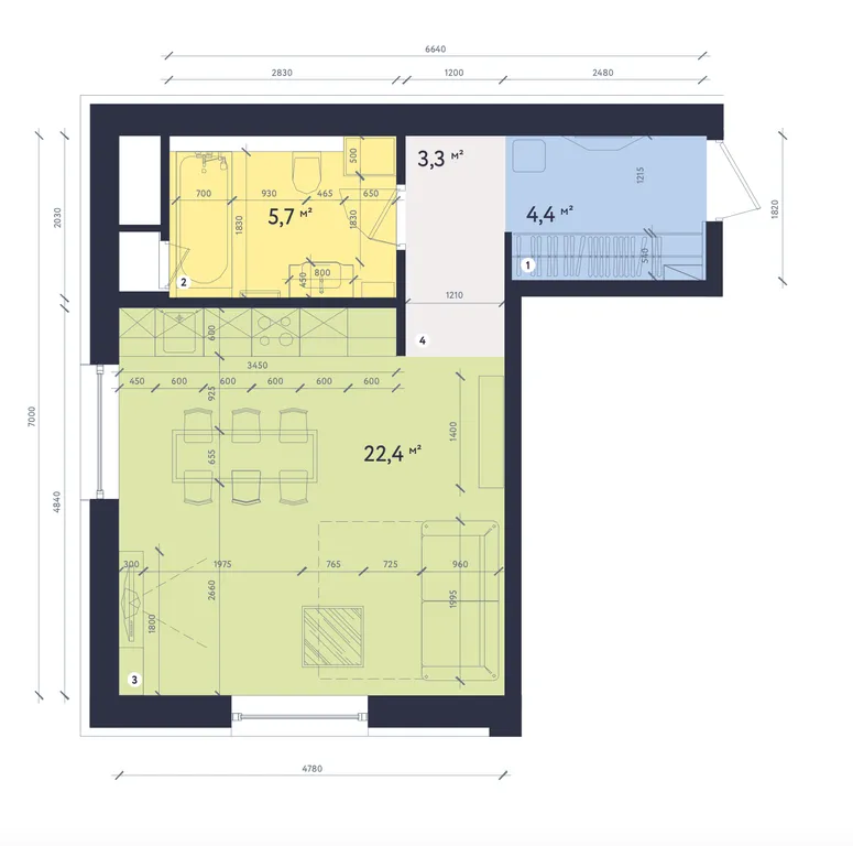 Квартира Квартира Superior studio 2 — Москва