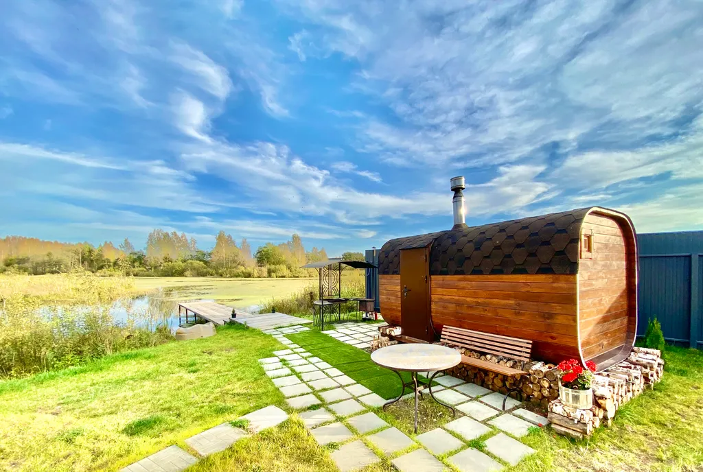 Коттедж Дом на берегу залива с баней — Духанино