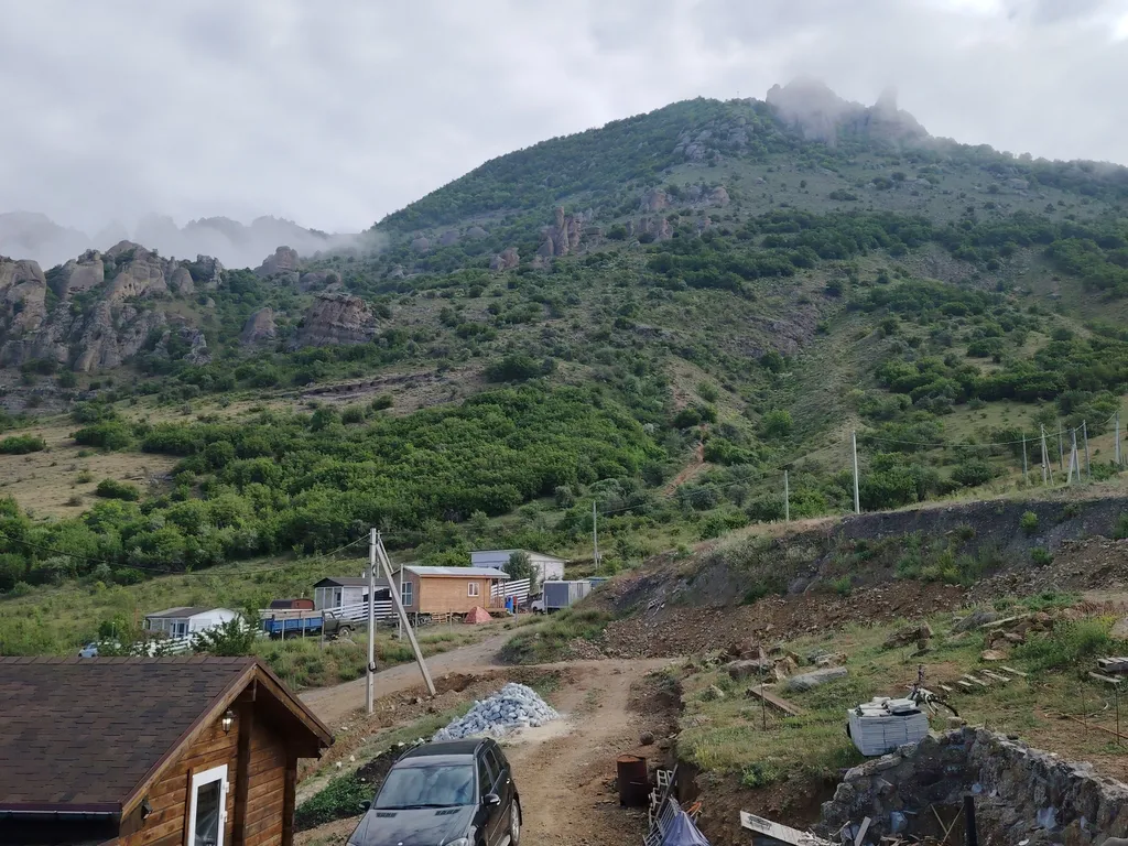 Домики в горах