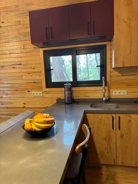 Просторное эко бунгало в сосновом лесу на побережье Турции