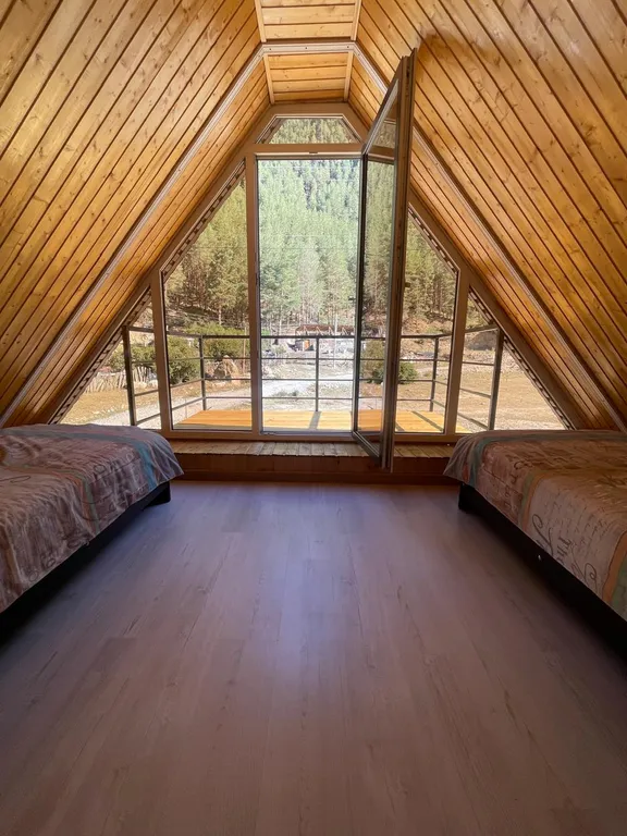 Домики с видом на горы