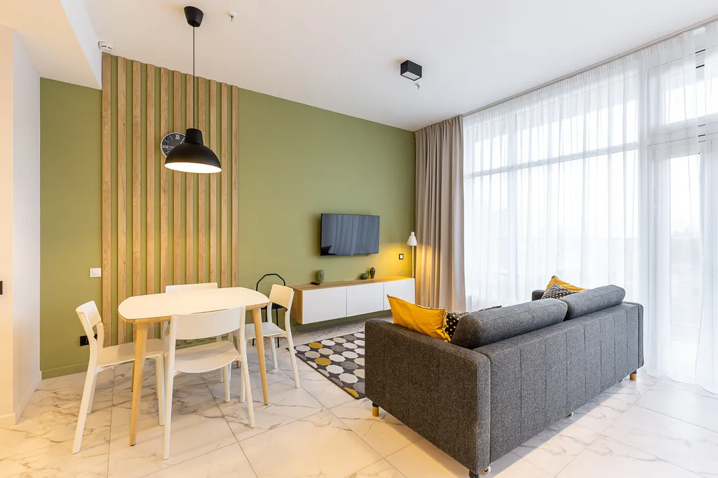 Квартира с 2 спальнями с балконом