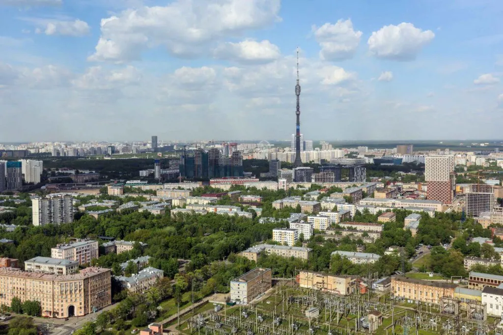 Квартира Квартира Blue Sunset с панорамными окнами — Москва