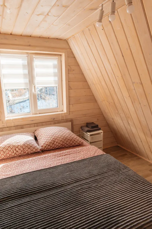 Коттедж Уютный A-frame дом с видом на горы — Шерегеш